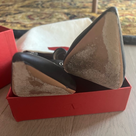 Valentino Love Latch grommet flats Leather - Eyelet Trim Ballet Flats - Picture 11 of 13